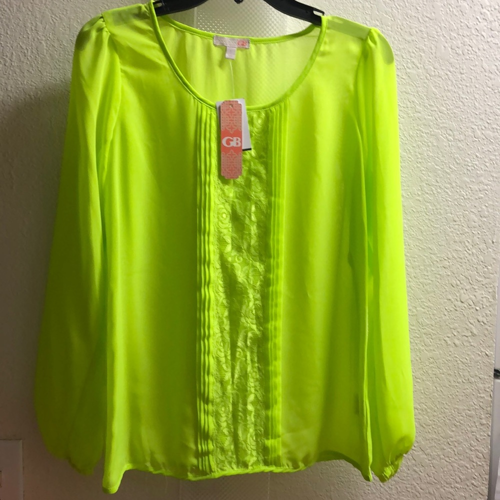 GB NEÓN GREEN BLOUSE